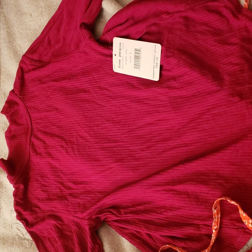 Free People Edge of Town Open Back crop top